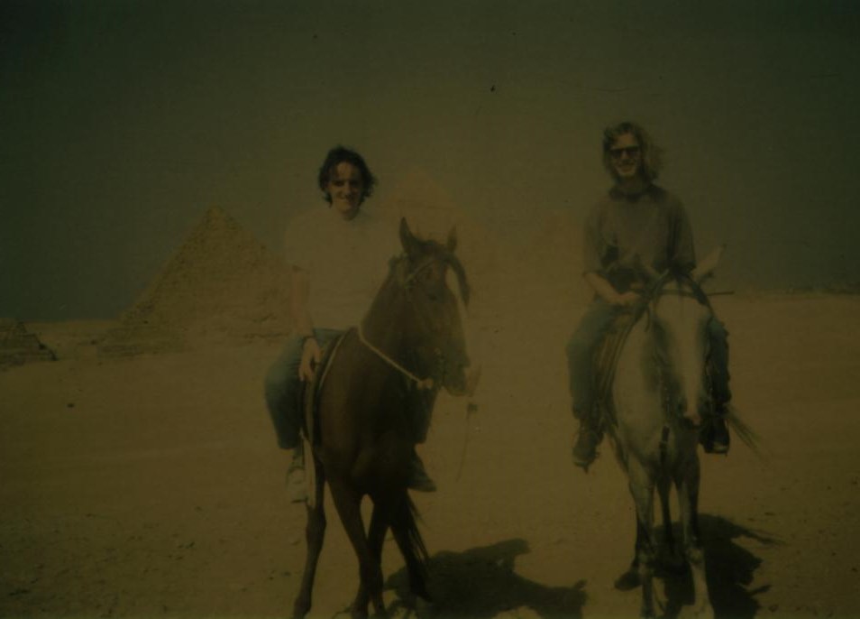 1993 Afrika Ägypten - Reiten um die Pyramiden